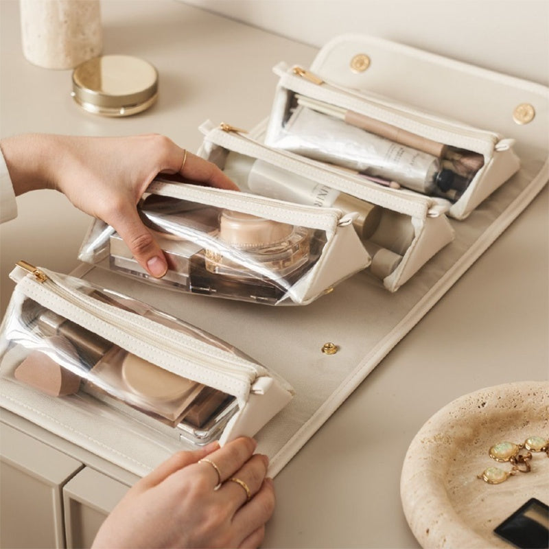 Große faltbare Kosmetiktasche