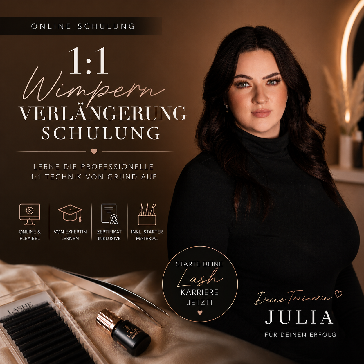 Schulung 1:1 Wimperverlängerung